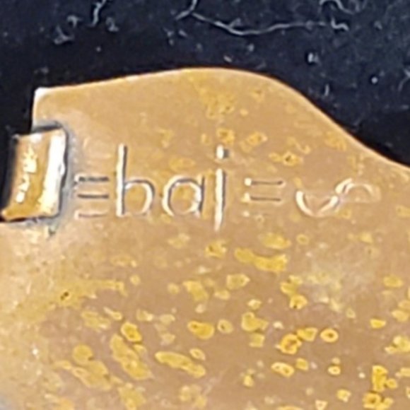 VERY RARE VINTAGE REBAJES COPPER BROOCH "THE KISS" - Picture 3 of 3